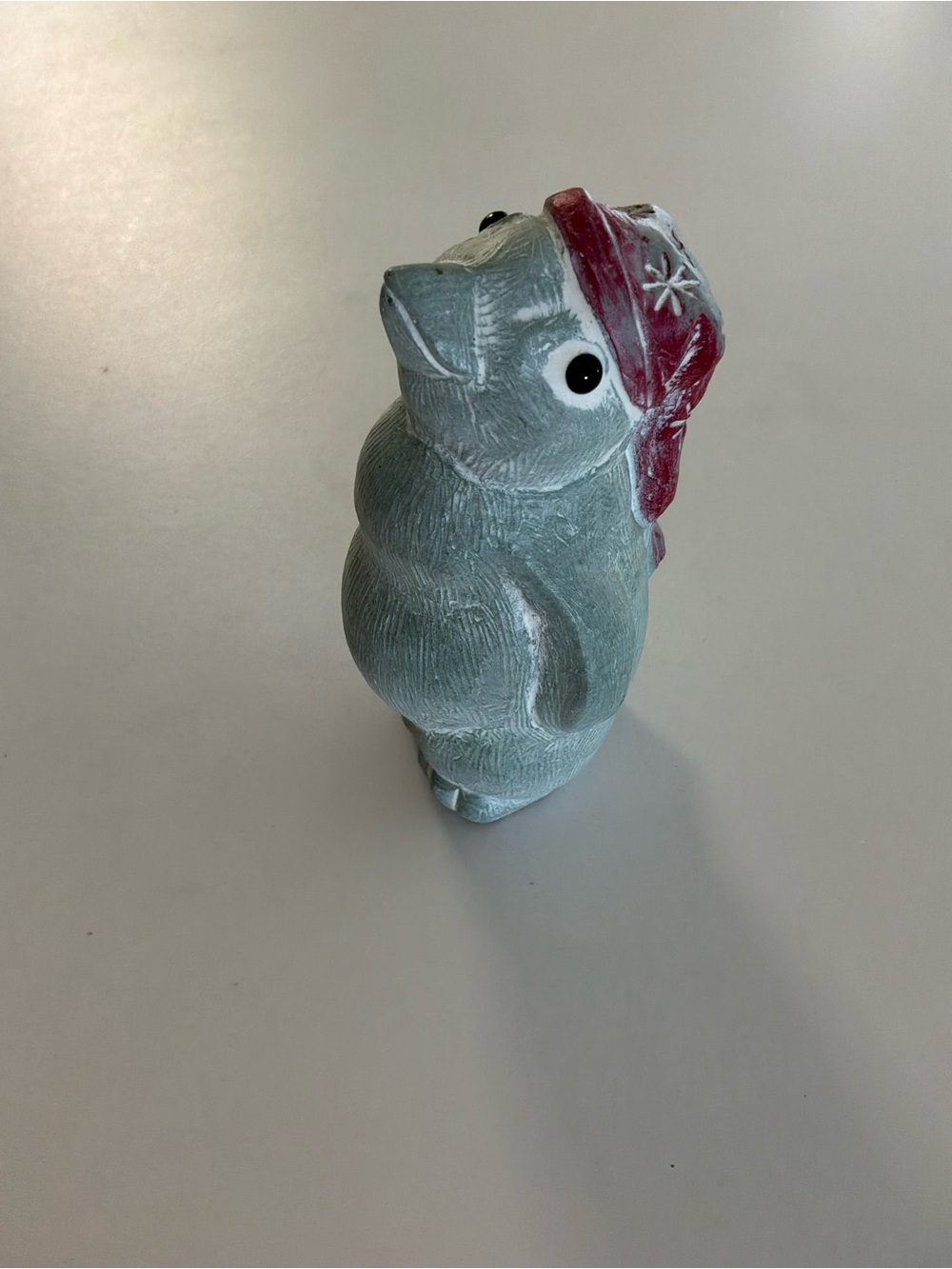Isabel Bloom concrete penguin figurine/ signed & dated